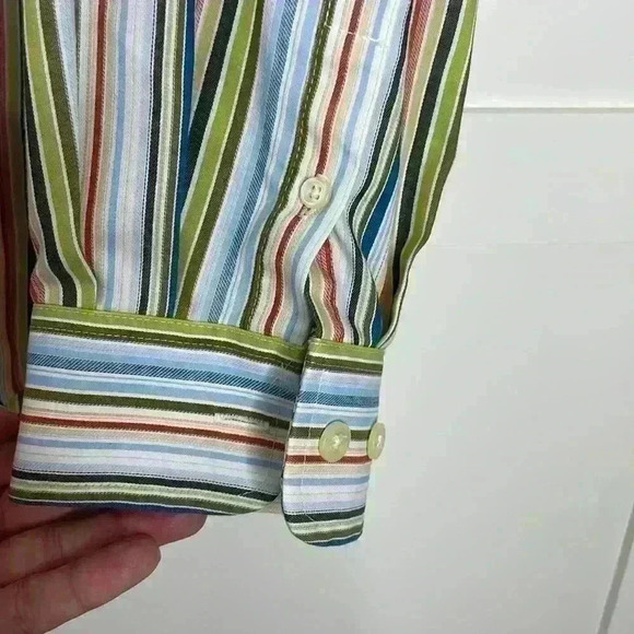 Orvis Striped Collared Button Drop Shirt - Picture 4 of 7